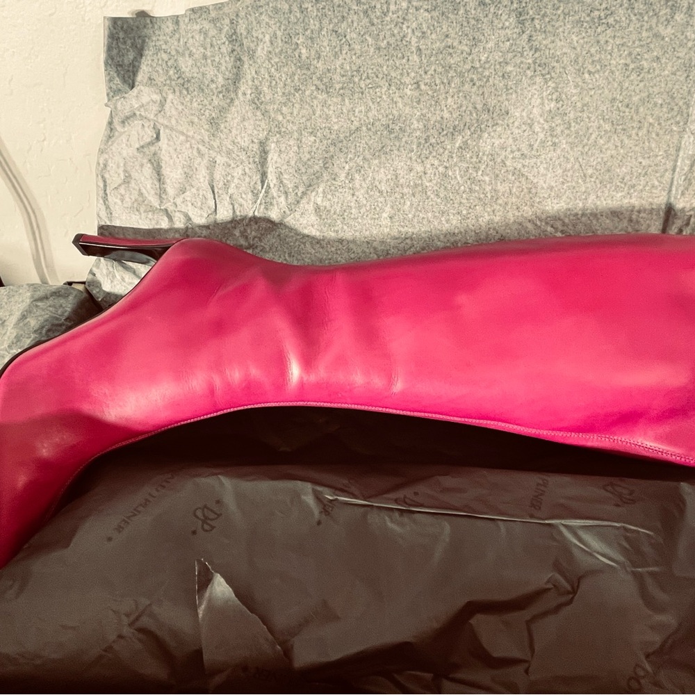 Donald J. Pliner Fuchsia Knee-High Boots - Picture 4 of 6